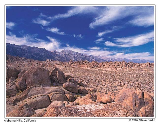 Alabama Hills,  Lone Hill,  Mammoth Lakes, California